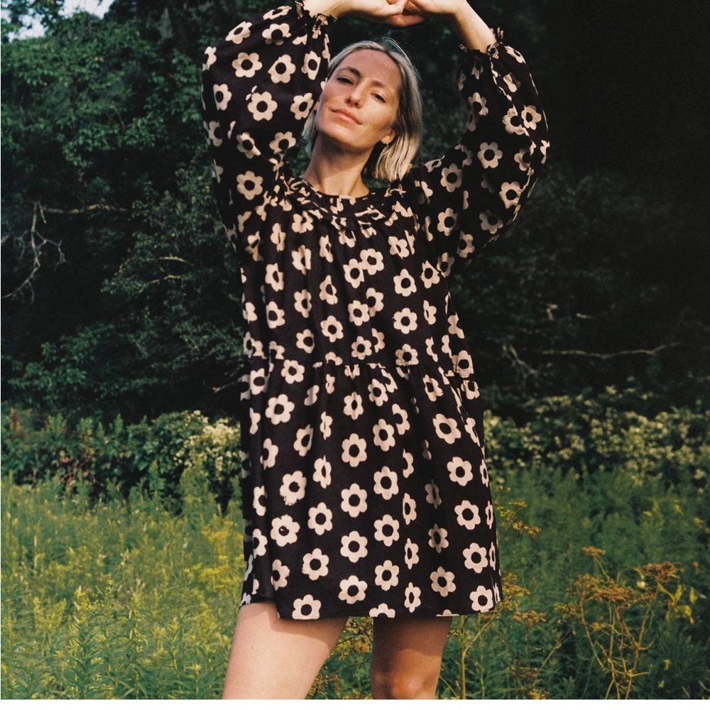 Christy Dawn Mini Dress In Daisy Noir